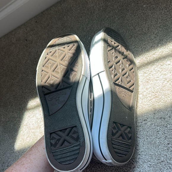 Converse All Star brown/tan High-Tops PLATFORM - Picture 3 of 6